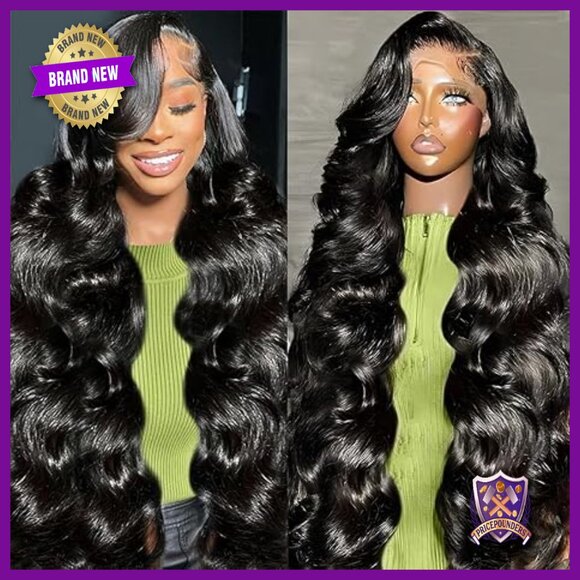 30 Inch Human Hair Body Wave Lace Front Wig 180% Density Glueless main image 4